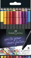 Faber Castell Fineliner Grip 0,4mm - etui a 20 stuks