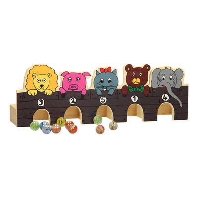 Playwood Knikkerspel wilde dieren