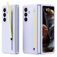 Lunso Samsung Galaxy Z Fold 7 backcover hoes met Stylus & screenprotector - Lila Lunso Samsung Galaxy Z Fold 7 backcover hoes met Stylus & screenprotector - Lila