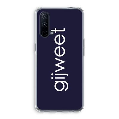 Gijweet: OnePlus Nord CE 5G Transparant Hoesje