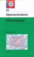 Wandelkaart 26 Alpenvereinskarte Silvrettagruppe | Alpenverein