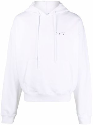 Off-White hoodie Caravaggio Paint Over - Blanc