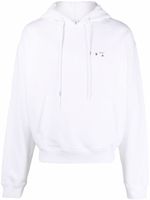 Off-White hoodie Caravaggio Paint Over - Blanc Off-White hoodie Caravaggio Paint Over - Blanc