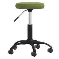 VidaXL Massagekruk fluweel lichtgroen