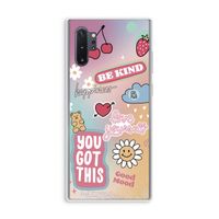 Positivity: Samsung Galaxy Note 10 Plus Transparant Hoesje