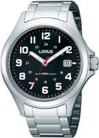 Lorus RXH01IX5 Horloge staal zilverkleurig-zwart 42 mm