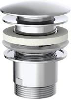 Kirchhoff universele wastafelafvoergarnituur, pop-up 1 1/4" (5/4") | chroom - 98807330