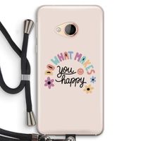 Happy days: HTC U Play Transparant Hoesje met koord