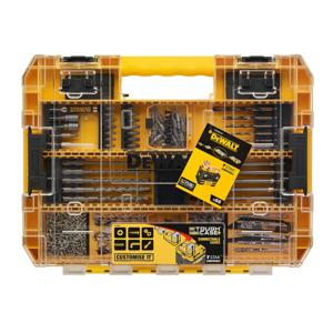 DEWALT Speedboren, metaalboren, SDS+ beton, bits torx boor- en bitset 85-delige set, Tough Case