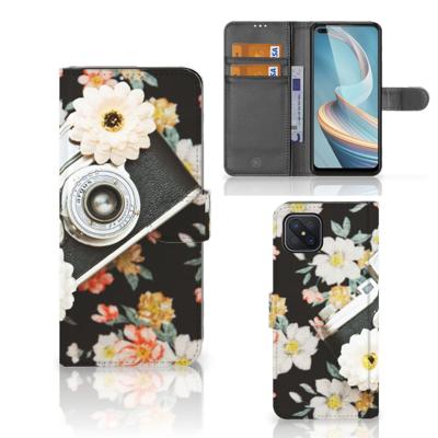 OPPO Reno4 Z | Telefoonhoesje met foto | Vintage Camera | Portemonnee hoesje OPPO Reno4 Z | Telefoonhoesje met foto | Vintage Camera | Portemonnee hoesje