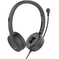 Hoofdtelefoon met microfoon Nilox NXAUSB01 Zwart