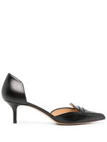 Francesco Russo escarpins Dorsay en cuir 55 mm - Noir