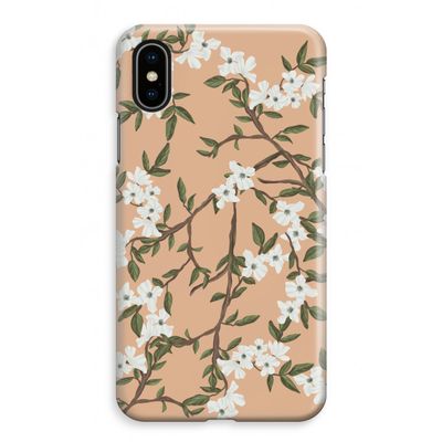 Blossoming spring: iPhone XS Max Volledig Geprint Hoesje