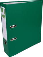 Q-CONNECT ordner, voor ft A4, uit PP en papier, met beschermrand, rug van 8 cm, groen