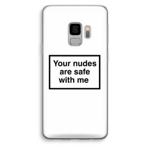 Safe with me: Samsung Galaxy S9 Transparant Hoesje