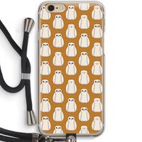 Uilen: iPhone 6 / 6S Transparant Hoesje met koord