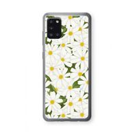 Summer Daisies: Samsung Galaxy A31 Transparant Hoesje