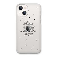 Confetti: iPhone 13 Transparant Hoesje