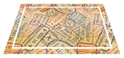 Originele placemats Reiszegels