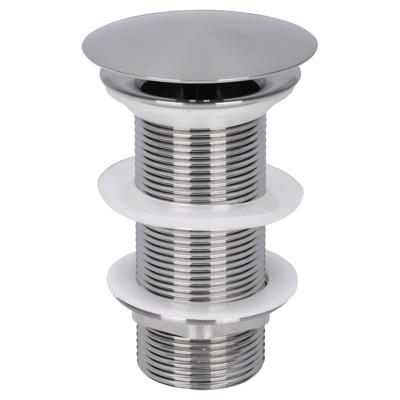 Differnz afvoerplug always open | L | mat chroom | 72mm