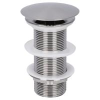 Differnz afvoerplug always open | L | mat chroom | 72mm