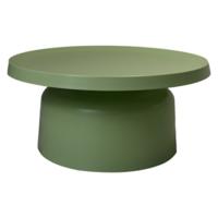 Salontafel Mara - 75x75x35 - Licht groen - Gepoedercoat metaal