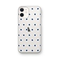 Eyes pattern: iPhone 12 mini Transparant Hoesje
