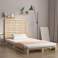 Hoofdbord wandmontage 141x3x91,5 cm massief grenenhout