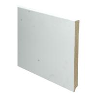 MDF Moderne plint 220x18 voorgelakt RAL9010 -lengte 240cm