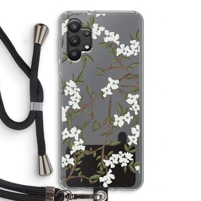 Blossoming spring: Samsung Galaxy A32 5G Transparant Hoesje met koord