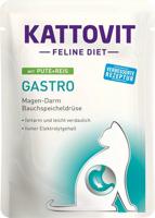 KATTOVIT Feline Diet Gastro Turkey with rice - nat kattenvoer - 85g