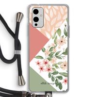 Sweet heaven geometrics: OnePlus 9 Transparant Hoesje met koord