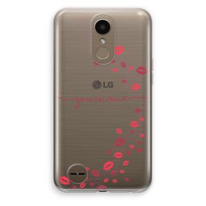 Kusjes: LG K10 (2017) Transparant Hoesje