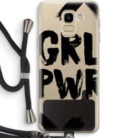 Girl Power #2: Samsung Galaxy J6 (2018) Transparant Hoesje met koord Girl Power #2: Samsung Galaxy J6 (2018) Transparant Hoesje met koord