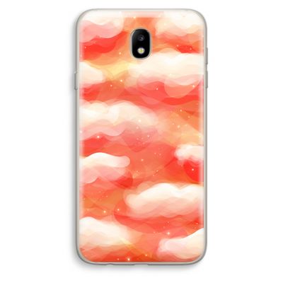 Lichte Wolken: Samsung Galaxy J7 (2017) Transparant Hoesje