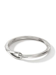 John Hardy bracelet torque Surf Hinged - Argent