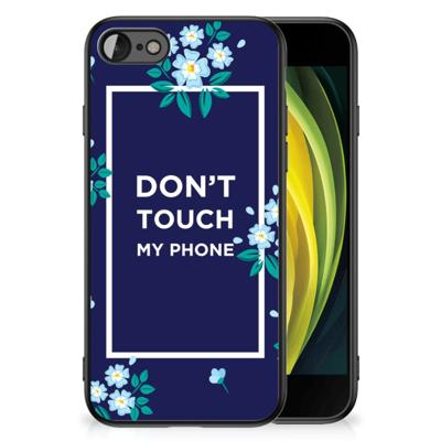 iPhone SE 2022 | SE 2020 | 7/8 | Telefoon Hoesje | Flowers Blue DTMP