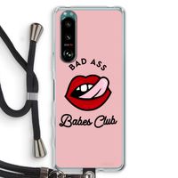 Badass Babes Club: Sony Xperia 5 III Transparant Hoesje met koord