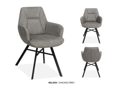 Armstoel Nelson grey