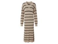 esmara Dames midi-gebreide jurk (S (36/38), Beige)
