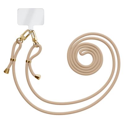 Universeel telefoonkoord met dubbele sluiting - Beige