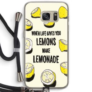 Lemonade: Samsung Galaxy S7 Transparant Hoesje met koord