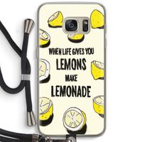 Lemonade: Samsung Galaxy S7 Transparant Hoesje met koord
