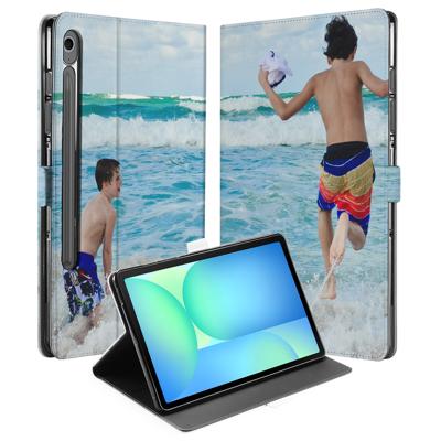 Book Cover Hoesje met Standaard voor Samsung Galaxy Tab S10 FE / S9 FE - Eigen Ontwerp