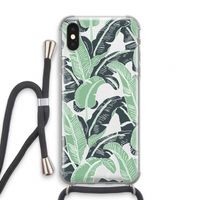 This Sh*t Is Bananas: iPhone XS Transparant Hoesje met koord