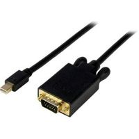 StarTech.com 3 m lange Mini DisplayPort-naar-VGA-adapterconverterkabel mDP naar VGA 1920x1200 zwart - thumbnail