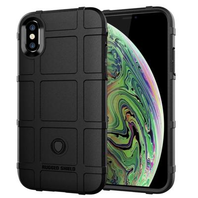 volledige Shockproof TPU Case voor iPhone XS Max(Black)