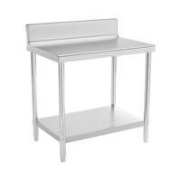 RVS werktafel - ECO - 90 x 60 cm - 210 kg - achterwand - Royal Catering