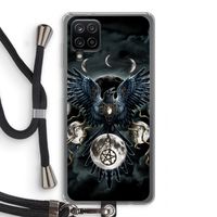 Sinister Wings: Samsung Galaxy A12 Transparant Hoesje met koord