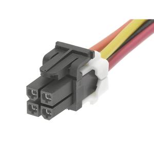 Molex 451350401 Female behuizing (kabel) Totaal aantal polen: 4 Inhoud: 1 stuk(s) Bulk